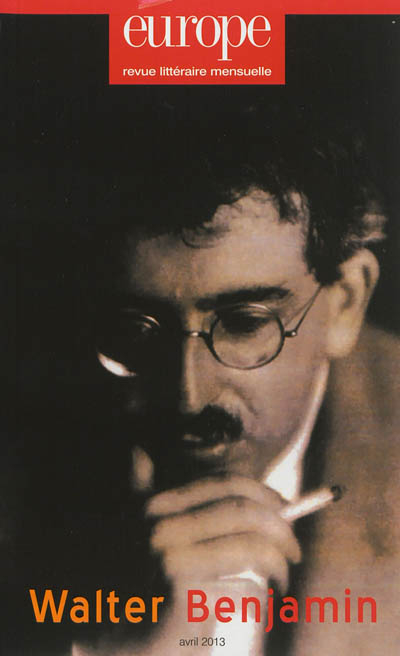 Europe, n° 1008. Walter Benjamin
