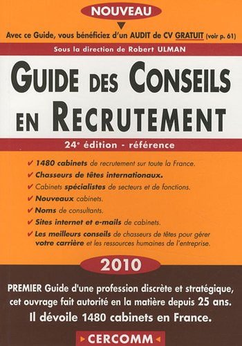 Guide des conseils en recrutement 2010