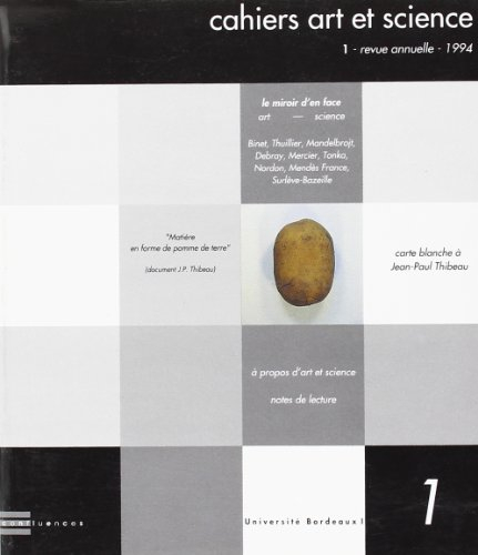 Cahiers art et science, n° 1. La lumière d'en face (art-science)