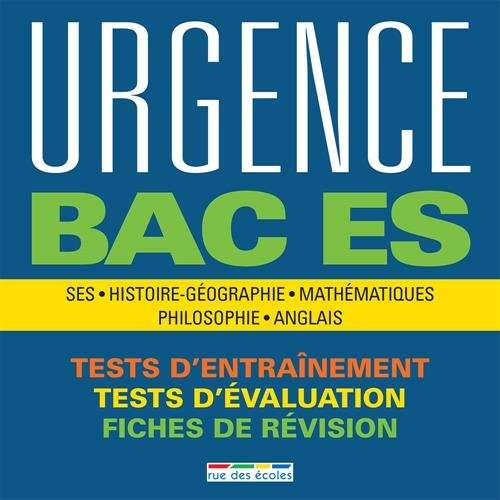 Urgence bac ES
