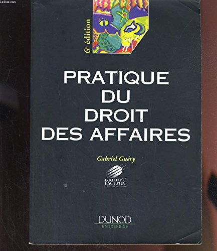 pratique du droit des affaires