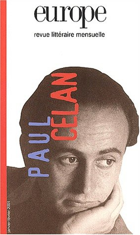 Europe, n° 861-862. Paul Celan