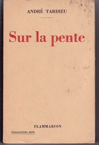 sur la pente