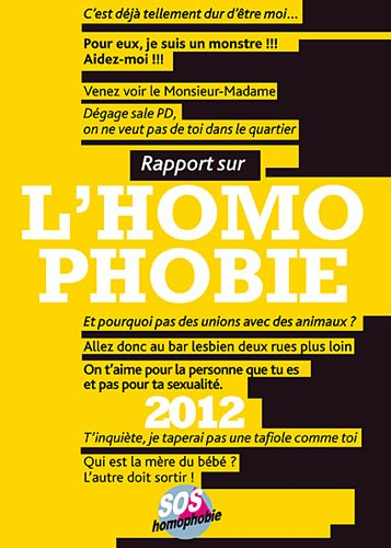 Rapport sur l'homophobie 2012