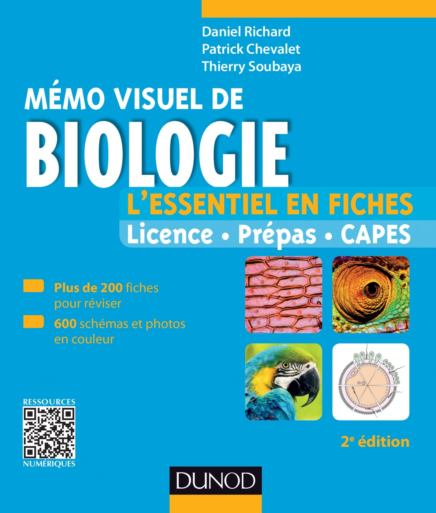 Mémo visuel de biologie : l'essentiel en fiches : licence, prépas, Capes