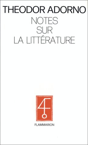 Notes sur la littérature