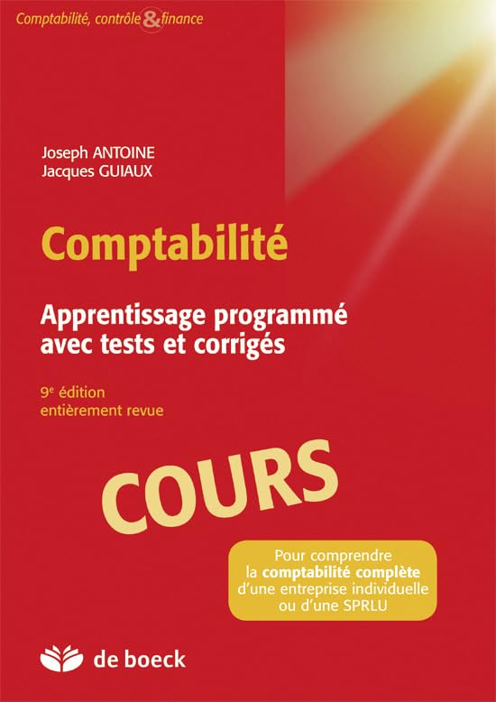 Comptabilité : apprentissage programmé avec tests et corrigés