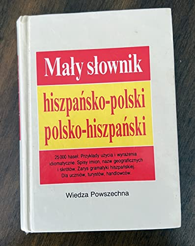 Maly slownik hiszpansko-polski,polsko-hiszpanski