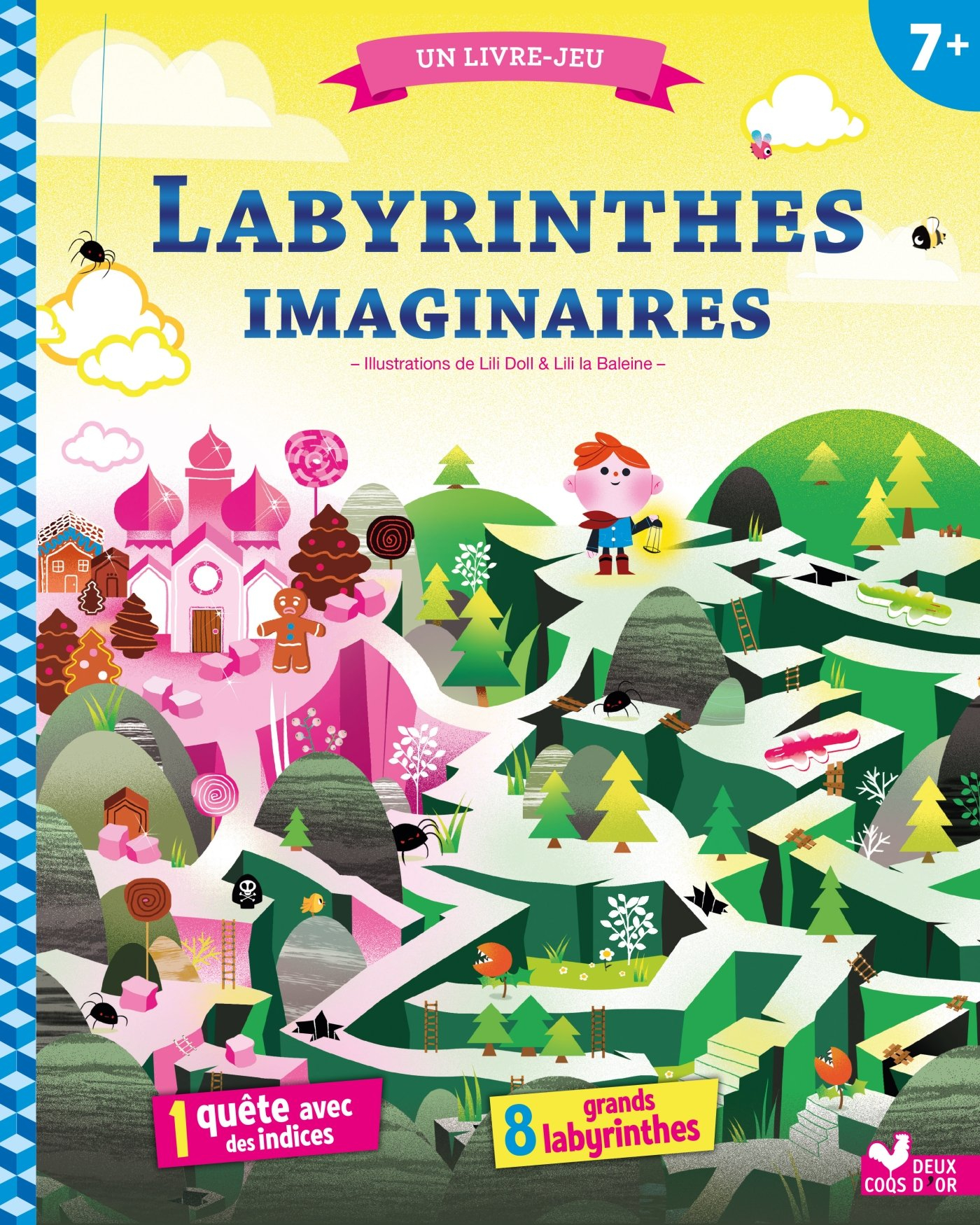 Labyrinthes imaginaires : 1 quête avec des indices, 8 grands labyrinthes