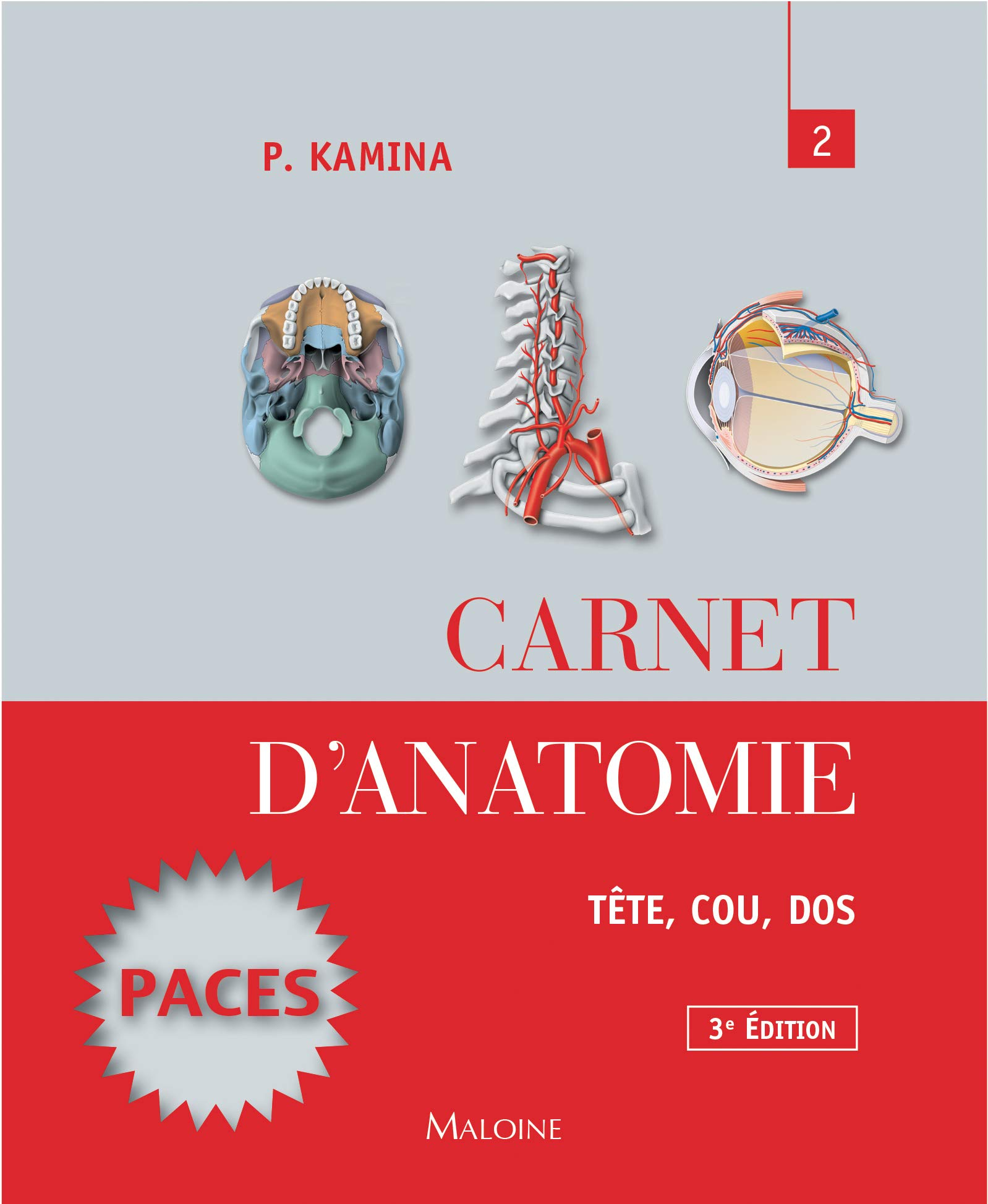 Carnet d'anatomie. Vol. 2. Tête, cou, dos