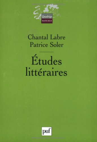 Etudes littéraires