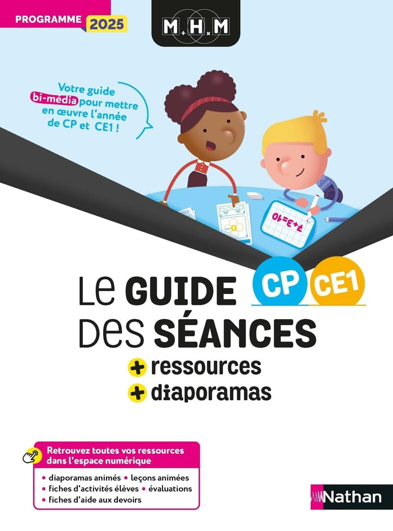 MHM CP, CE1 : le guide des séances + ressources + diaporamas : programme 2025