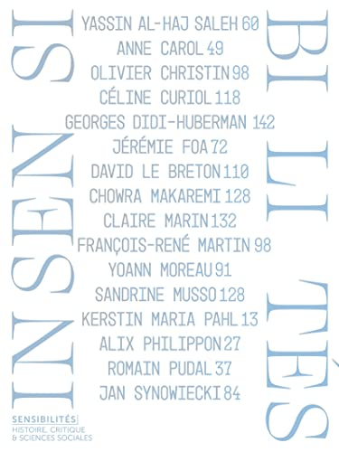 Sensibilités, n° 11. Insensibilités