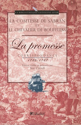 La promesse : correspondance, 1786-1787