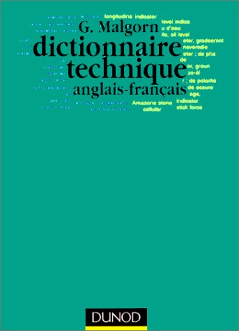 Dictionnaire technique anglais-français