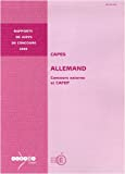 CAPES allemand: Concours externe et CAFEP