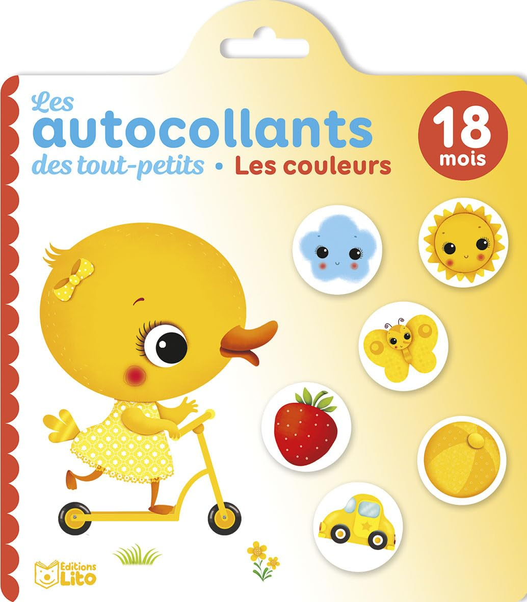 Les couleurs, 18 mois : les autocollants des tout-petits : le jardin