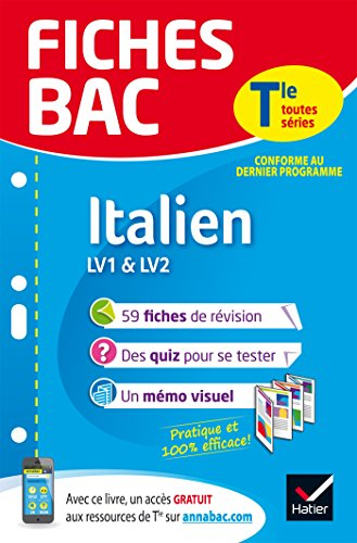Italien LV1 & LV2 terminale toutes séries