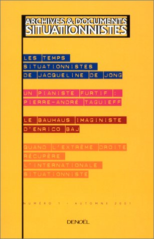 Archives et documents situationnistes, n° 1