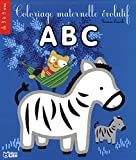 Coloriage évolutif maternelle - Le zèbre - de 3 à 5 ans