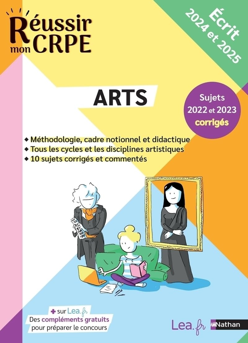 Arts : sujets 2022 et 2023 corrigés : écrit 2024 et 2025