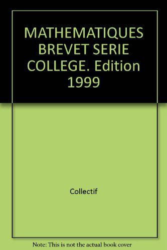 annales 1999, mathématiques brevet sujets et corrigés, numéro 11