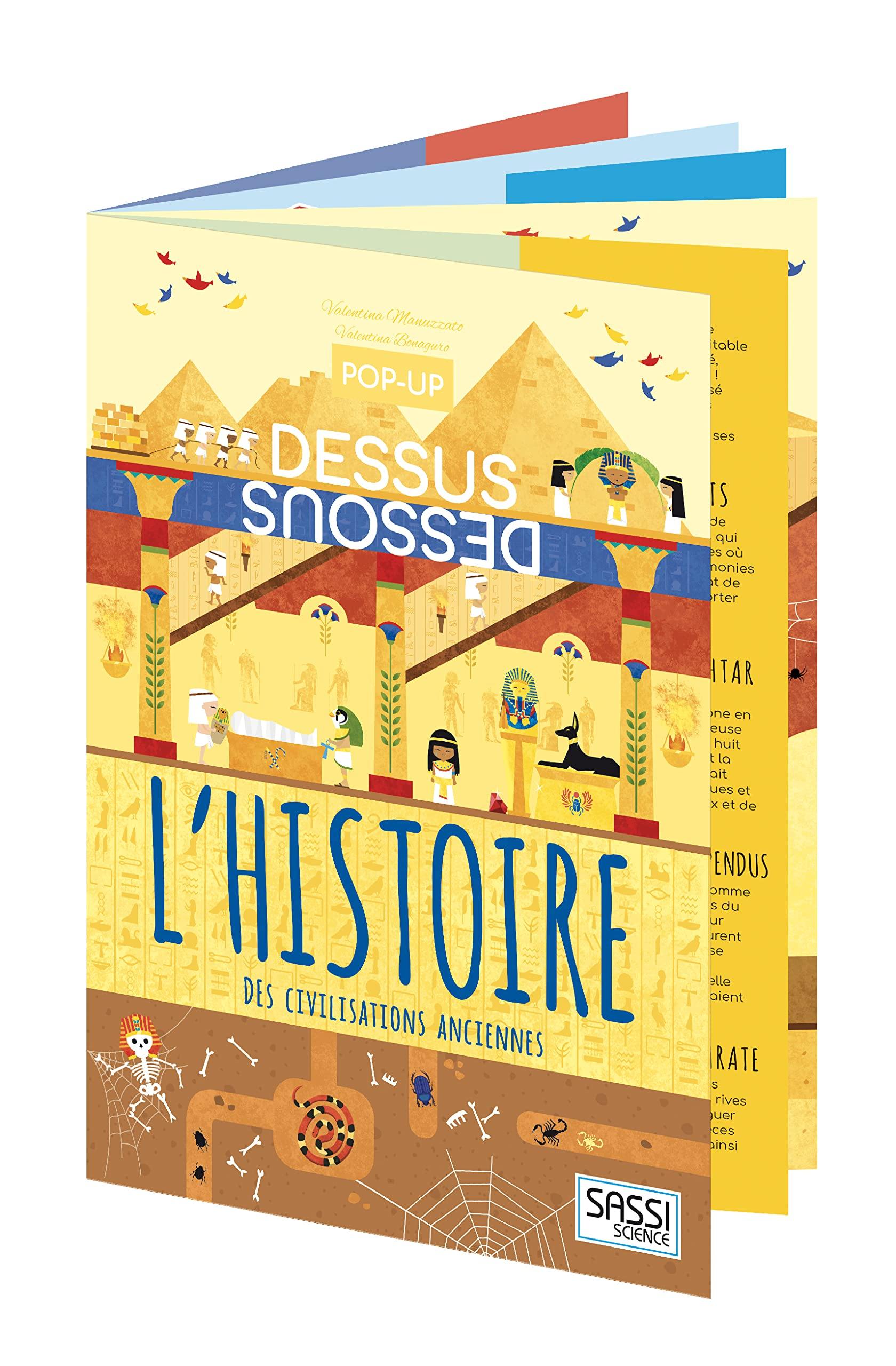 L'histoire des civilisations anciennes : pop-up sens dessus dessous