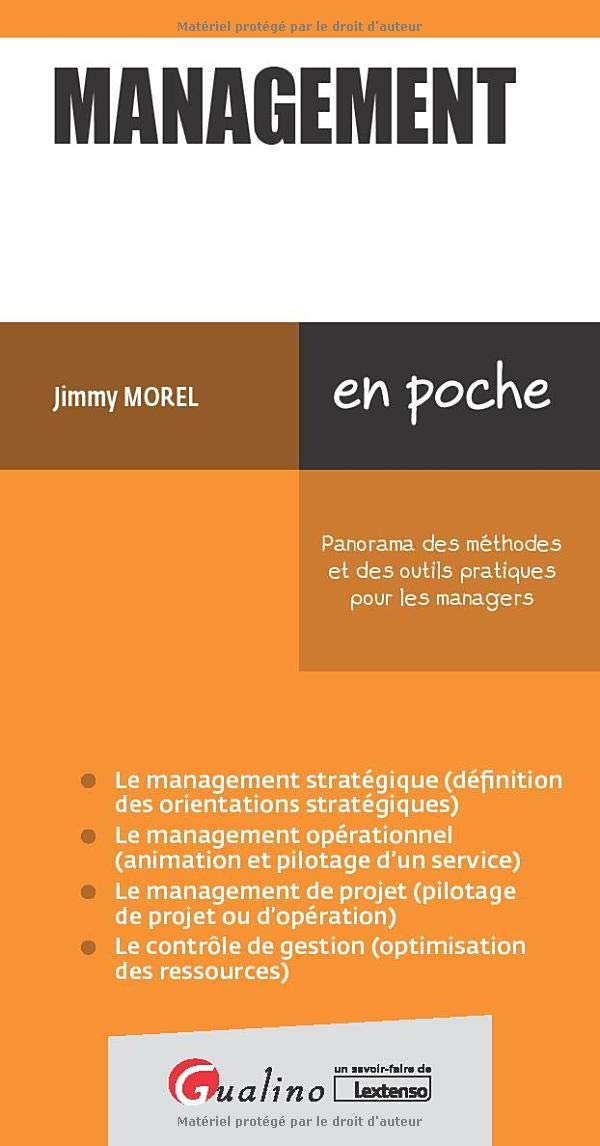 Management : panorama des méthodes et des outils pratiques pour les managers