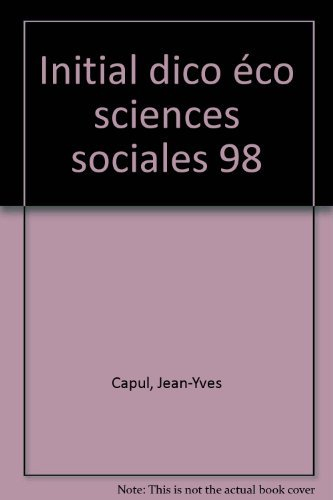 dictionnaire d'economie et de sciences sociales