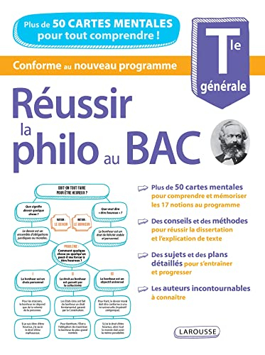 Réussir la philo au bac, terminale générale : plus de 50 cartes mentales pour tout comprendre ! : co