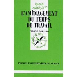 L'aménagement du temps de travail