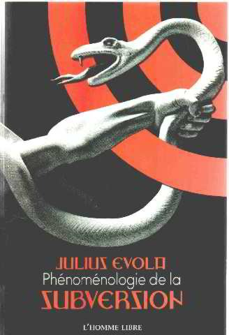 Phénoménologie de la subversion : L'antitradition dans ses écrits politiques, 1933 à 1970