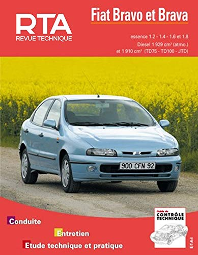Revue technique automobile, n° 585.3. Fiat Bravo et Brava essence et diesel (95-99)