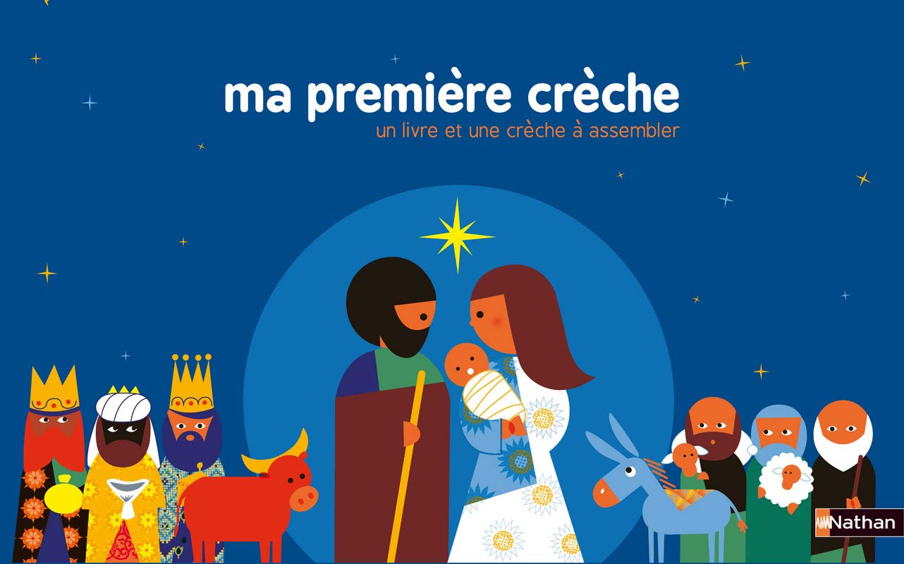 Ma première crèche : un livre et une crèche à assembler