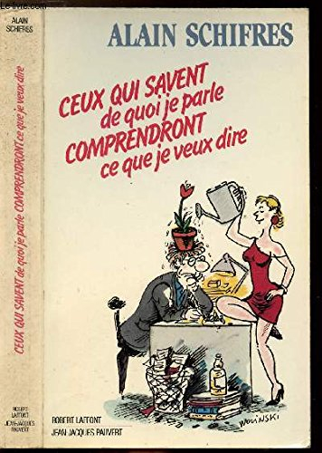 Ceux qui savent de quoi je parle comprendront ce que je veux dire