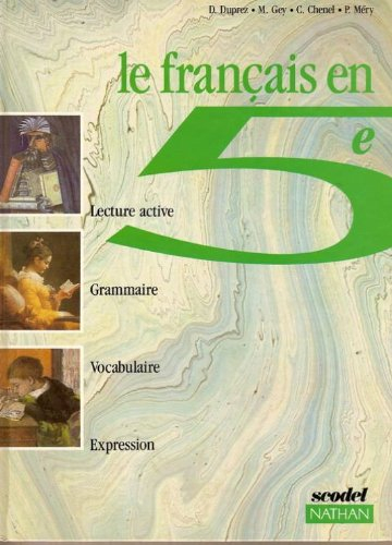 Le français en 5e