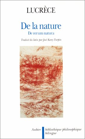 De la nature. De rerum natura