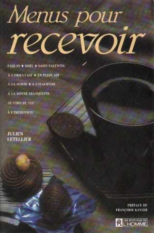Menus pour recevoir