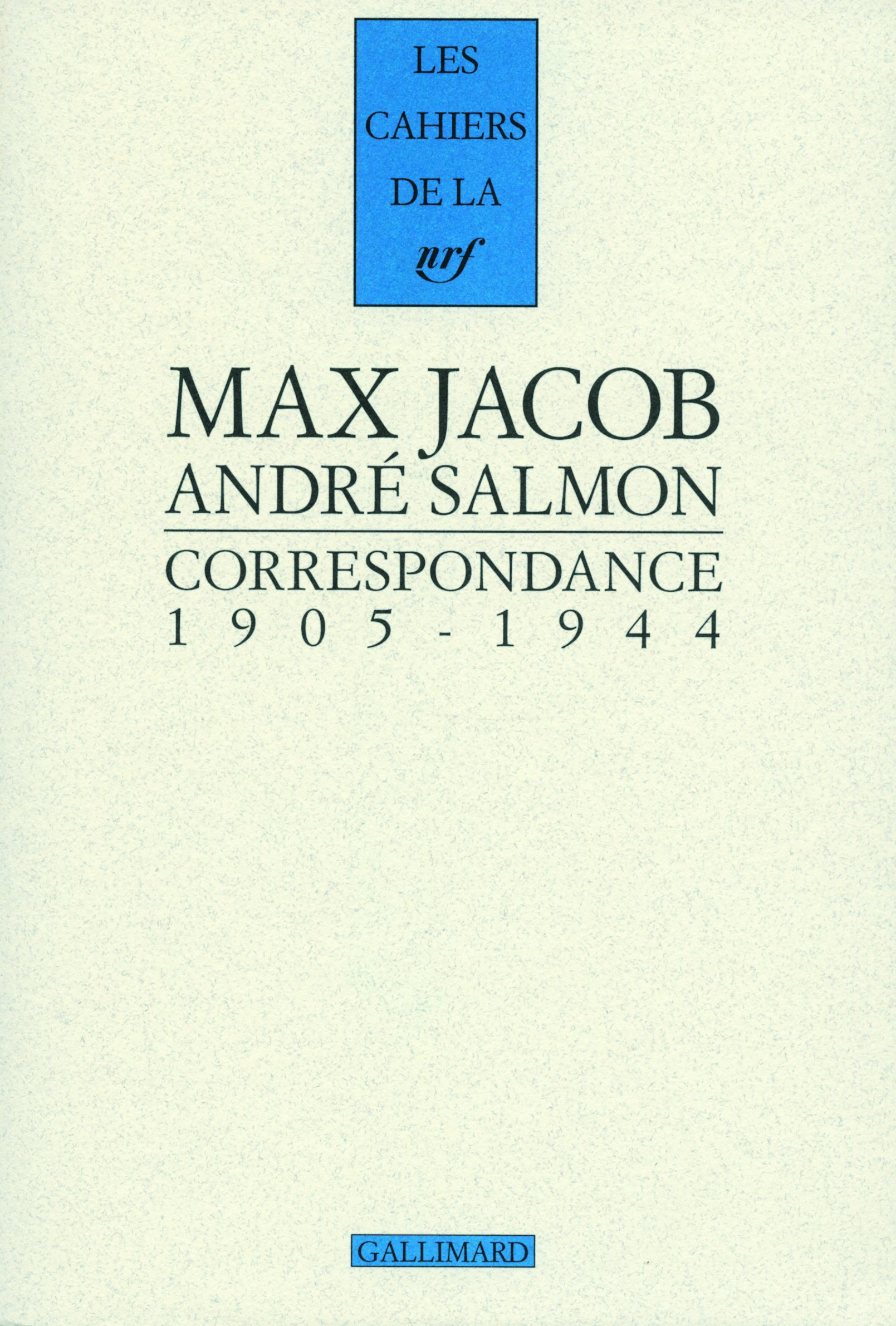 Correspondance : 1905-1944