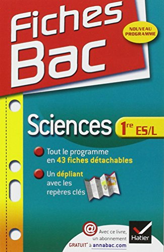 Sciences 1re ES, L