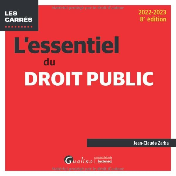 L'essentiel du droit public : 2022-2023