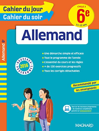 Allemand 6e, cycle 3, 11-12 ans : nouveaux programmes 2016