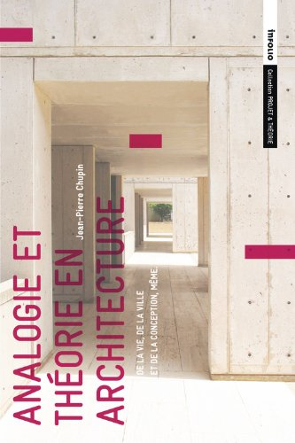 Analogie et théorie en architecture. De la vie, de la ville et de la conception, même
