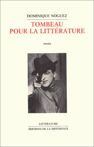 Tombeau pour la littérature