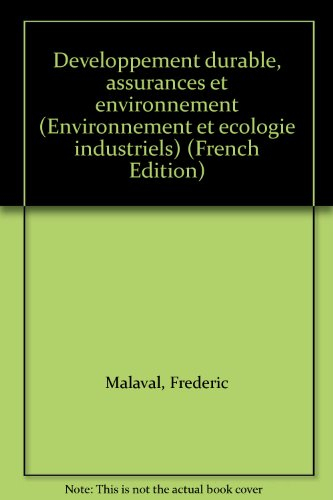 Développement durable, assurances et environnement