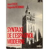 syntaxe de l'espagnol moderne. 8ème édition