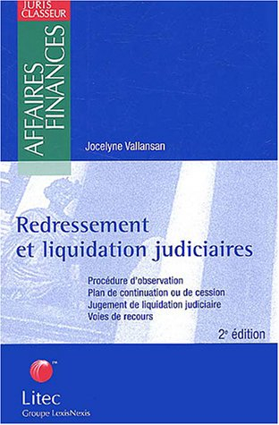 redressement et liquidation judiciaires (ancienne édition)