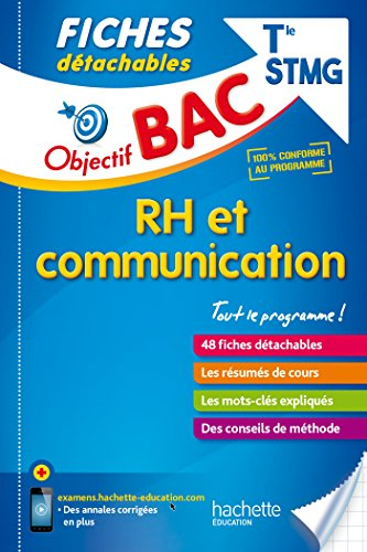 RH et communication terminale STMG : 48 fiches détachables