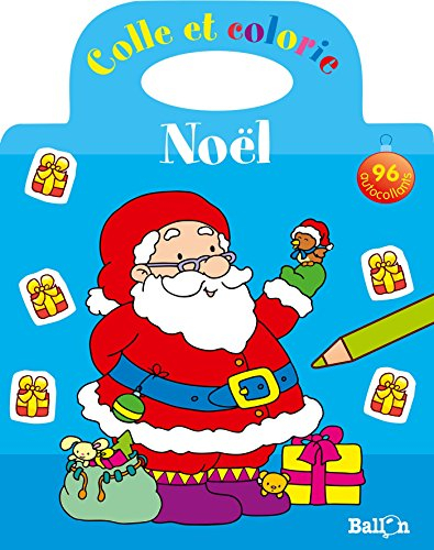 Colle et colorie : Noël