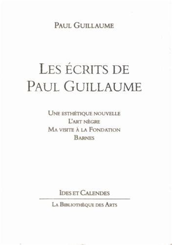 Les écrits de Paul Guillaume